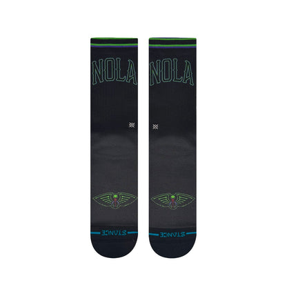 STANCE NEW ORLEANS PELICANS CITY EDITION 2026 スタンス ニューオーリンズ・ペリカンズ シティ・エディション 2026 A556D25NOP【メンズ 靴下 ソックス バスケットボール チーム ロゴ 25FW】