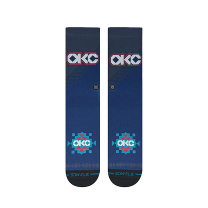 STANCE OKLAHOMA CITY THUNDER CITY EDITION 2026 スタンス オクラホマシティ・サンダー シティ・エディション 2026 A556D25OKC【メンズ 靴下 ソックス バスケットボール チーム ロゴ 25FW】