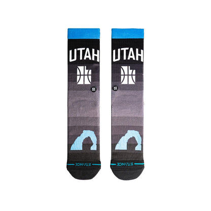 STANCE UTAH JAZZ CITY EDITION 2026 スタンス ユタ・ジャズ シティ・エディション 2026 A556D25UTA【メンズ 靴下 ソックス バスケットボール チーム ロゴ 25FW】