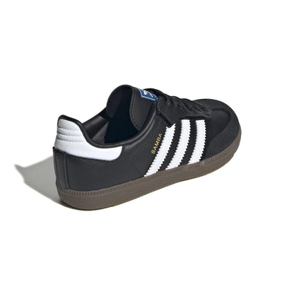 adidas originals Samba OG Comfort Closure Elastic Lace Kids アディダスオリジナルス サンバ OG コンフォート クローズ エラスティック レース キッズ JQ6390【メンズ キッズ レザー ラバーソール 伸縮性 26SS】