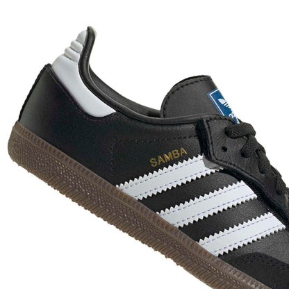 adidas originals Samba OG Comfort Closure Elastic Lace Kids アディダスオリジナルス サンバ OG コンフォート クローズ エラスティック レース キッズ JQ6390【メンズ キッズ レザー ラバーソール 伸縮性 26SS】