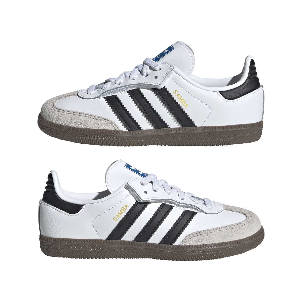 adidas originals Samba OG Comfort Closure Elastic Lace Kids アディダスオリジナルス サンバ OG コンフォート クローズ エラスティック レース キッズ JQ6391【メンズ キッズ レザー ラバーソール 伸縮性 26SS】