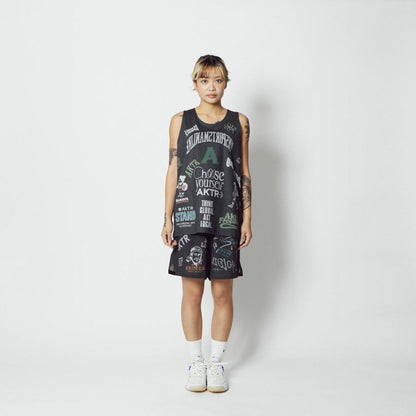 AKTR MEMORIAL TANK アクター メモリアルタンク 126-001001【メンズ バスケットボール タンクトップ スポーツウェア 吸湿速乾 トレーニングウェア 26SS】