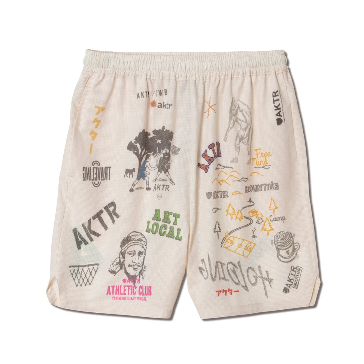 AKTR MEMORIAL 5.5-INCH SHRT WD PNTS アクター メモリアル 5.5インチ ショート ウッド パンツ 126-002002【メンズ バスケットボール ショーツ スポーツショーツ トレーニングパンツ 吸汗速乾 26SS】