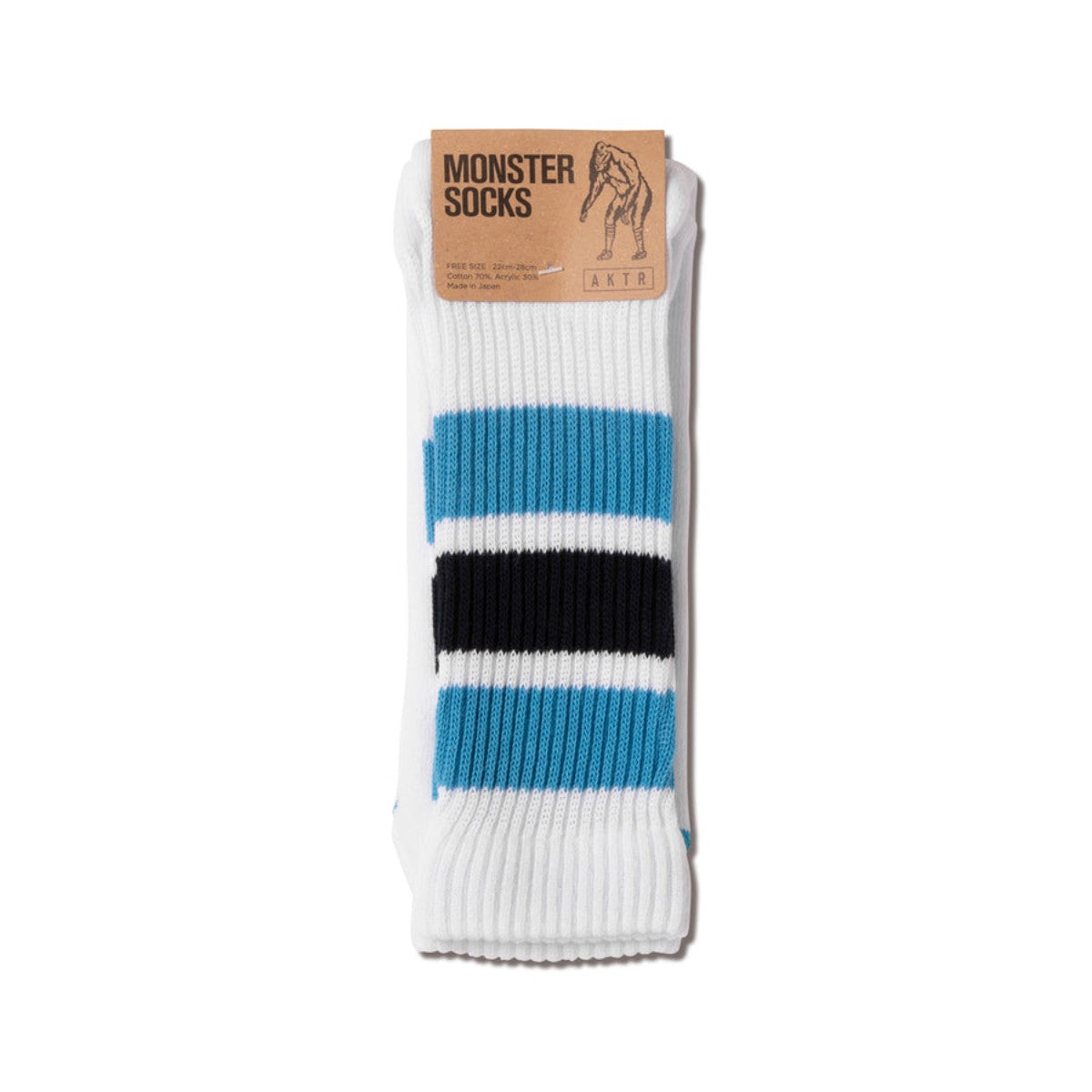 AKTR MONSTER SOCKS アクター モンスターソックス 126-018021【メンズ ソックス メンズ 靴下 カジュアルソックス スポーツソックス 26SS】