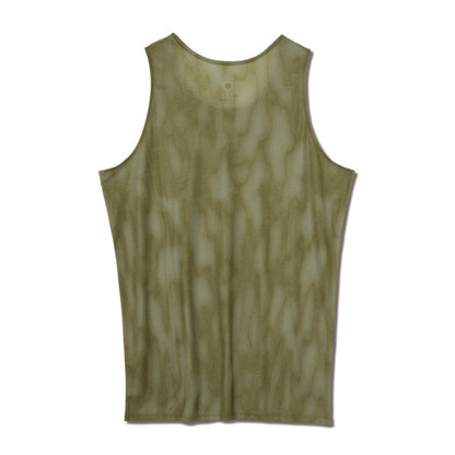 AKTR MELT CAMO TANK アクター メルト カモ タンク 126-025001【メンズ タンクトップ スポーツウェア メッシュ素材 軽量 通気性 カモフラージュ 26SS】