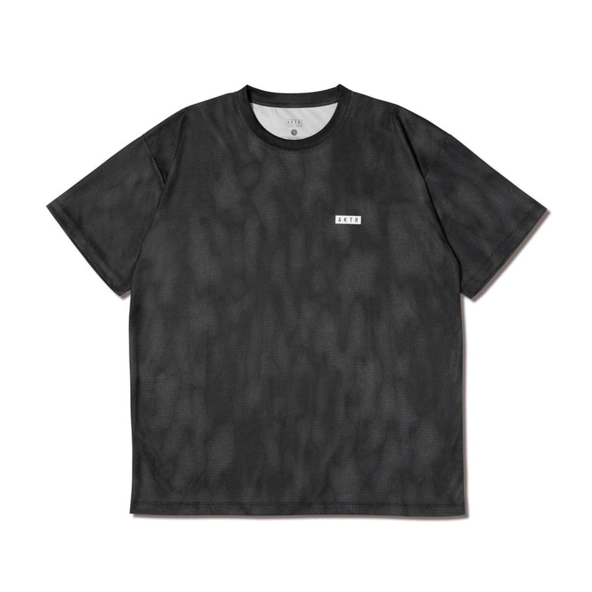 AKTR MELT CAMO LOOSE FIT SPORTS TEE アクター メルト カモ ルーズフィット スポーツ Tシャツ 126-028005【メンズ 半袖Tシャツ スポーツウェア メッシュ素材 軽量 通気性 26SS】