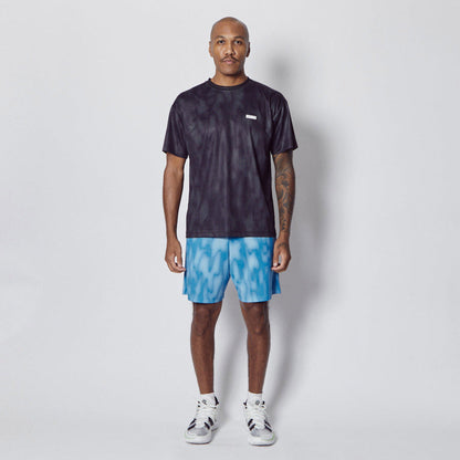 AKTR MELT CAMO LOOSE FIT SPORTS TEE アクター メルト カモ ルーズフィット スポーツ Tシャツ 126-028005【メンズ 半袖Tシャツ スポーツウェア メッシュ素材 軽量 通気性 26SS】