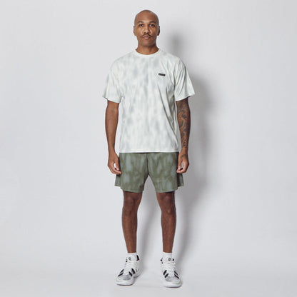 AKTR MELT CAMO LOOSE FIT SPORTS TEE アクター メルト カモ ルーズフィット スポーツ Tシャツ 126-028005【メンズ 半袖Tシャツ スポーツウェア メッシュ素材 軽量 通気性 26SS】
