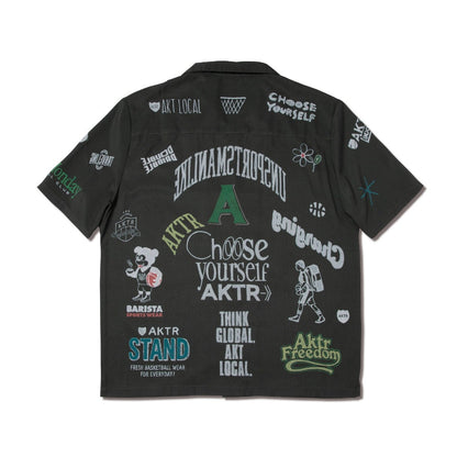 AKTR MEMORIAL SHIRT アクター メモリアルシャツ 126-036010【メンズ 半袖シャツ オープンカラーシャツ メンズカジュアルシャツ 26SS】