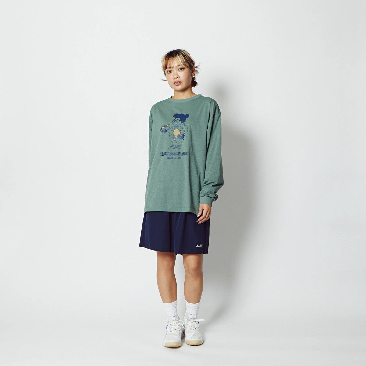 AKTR CHUNKY NICK LS FIT L/S SP TEE アクター チャンキーニック LS フィット ロングスリーブ SP ティー 225-102005【メンズ 長袖Tシャツ 吸湿速乾 スポーツウェア ライフスタイル ポリエステル素材 26SS】