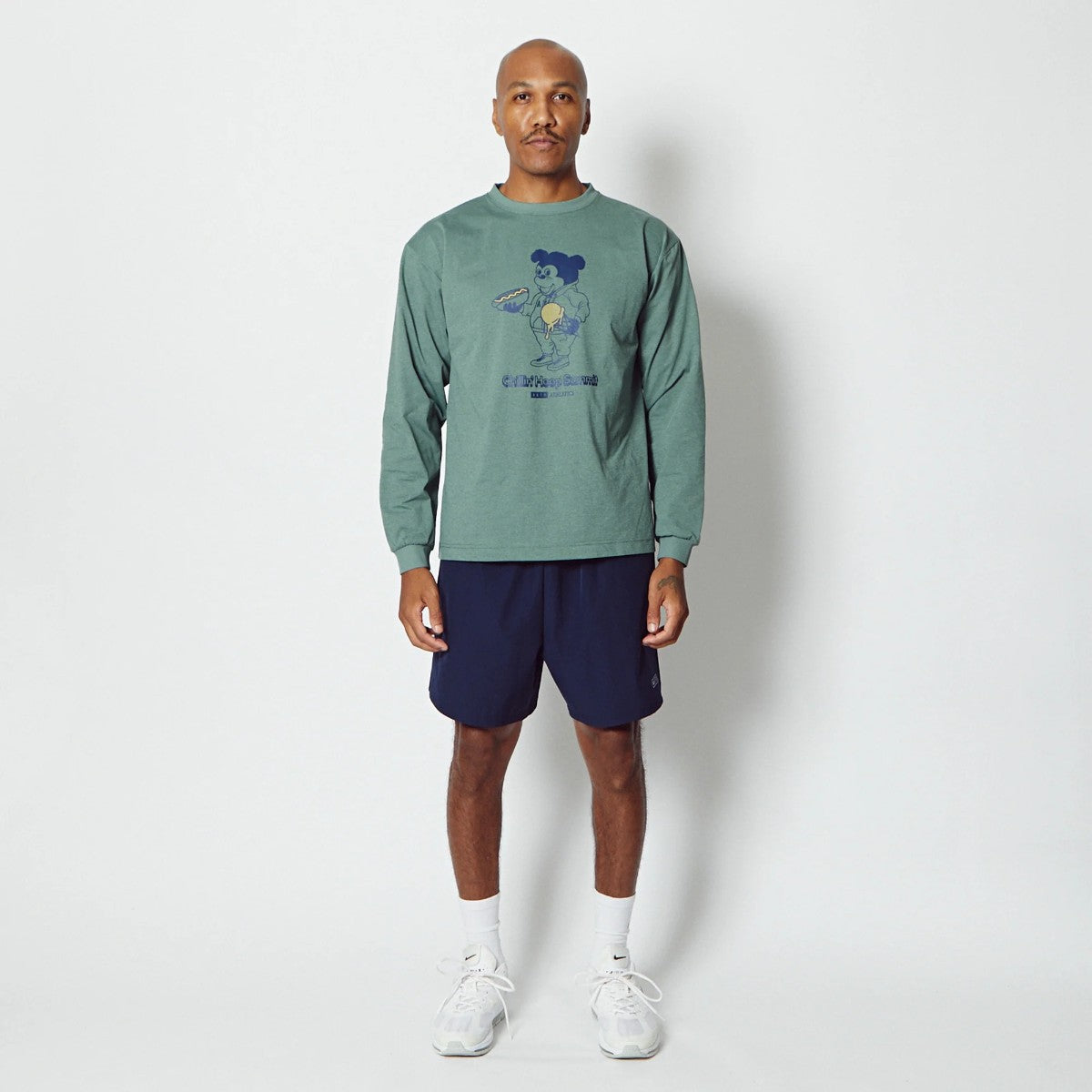 AKTR CHUNKY NICK LS FIT L/S SP TEE アクター チャンキーニック LS フィット ロングスリーブ SP ティー 225-102005【メンズ 長袖Tシャツ 吸湿速乾 スポーツウェア ライフスタイル ポリエステル素材 26SS】