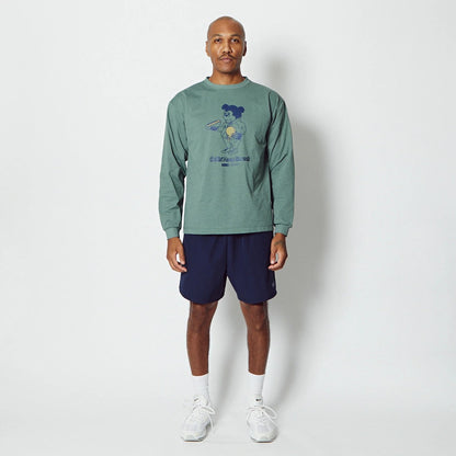 AKTR CHUNKY NICK LS FIT L/S SP TEE アクター チャンキーニック LS フィット ロングスリーブ SP ティー 225-102005【メンズ 長袖Tシャツ 吸湿速乾 スポーツウェア ライフスタイル ポリエステル素材 26SS】