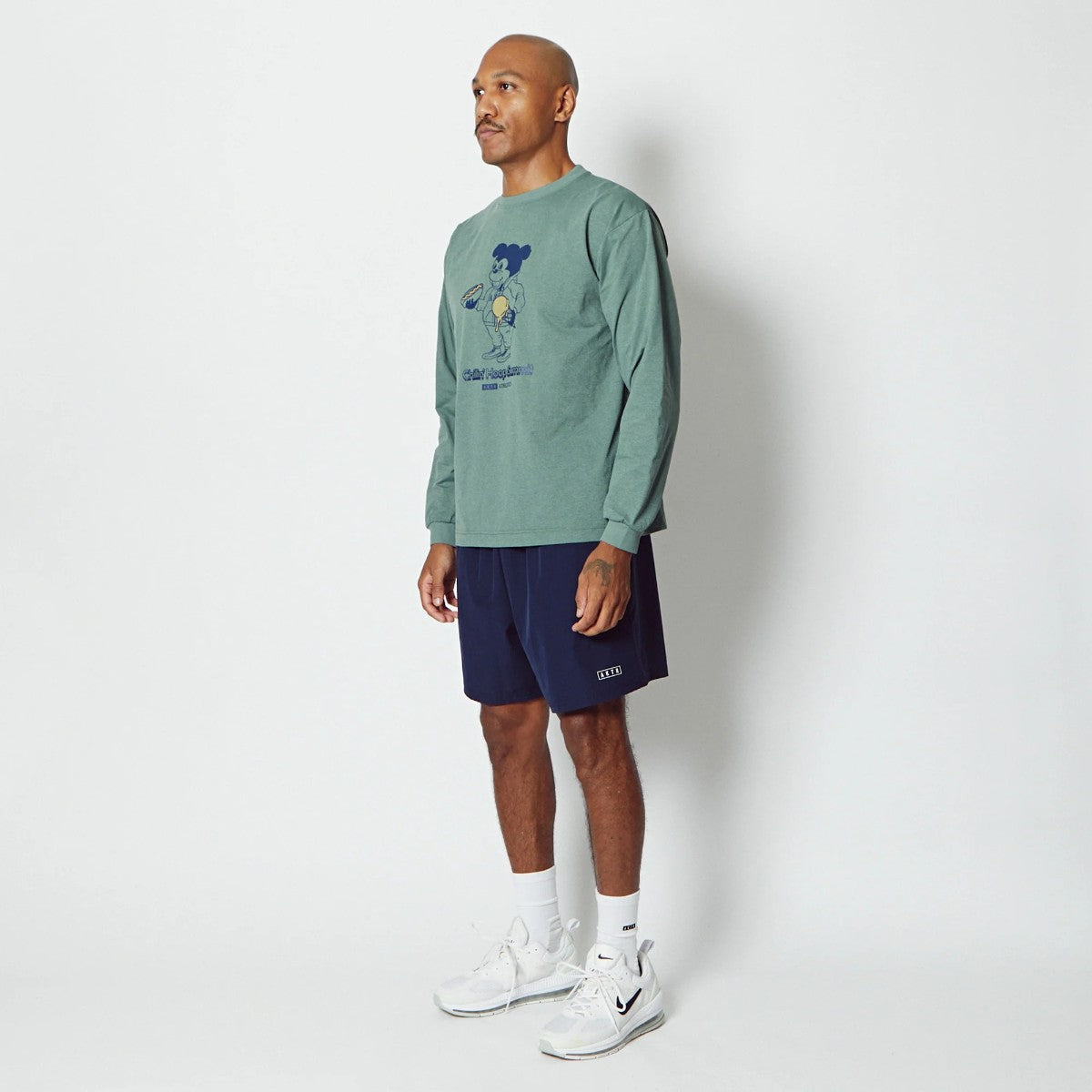 AKTR CHUNKY NICK LS FIT L/S SP TEE アクター チャンキーニック LS フィット ロングスリーブ SP ティー 225-102005【メンズ 長袖Tシャツ 吸湿速乾 スポーツウェア ライフスタイル ポリエステル素材 26SS】