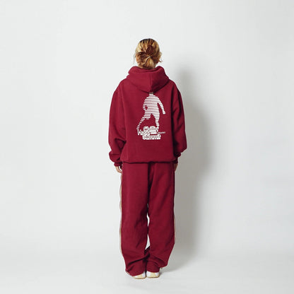 AKTR C.H.S. SIDE OPEN SWEAT PANTS アクター C.H.S. サイドオープン スウェットパンツ 225-104020【メンズ スウェットパンツ サイドボタン 裏起毛 快適シルエット セットアップ可 26SS】