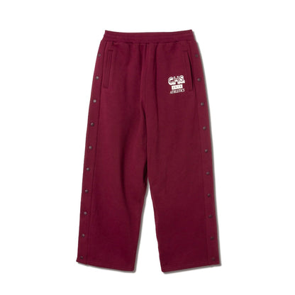AKTR C.H.S. SIDE OPEN SWEAT PANTS アクター C.H.S. サイドオープン スウェットパンツ 225-104020【メンズ スウェットパンツ サイドボタン 裏起毛 快適シルエット セットアップ可 26SS】