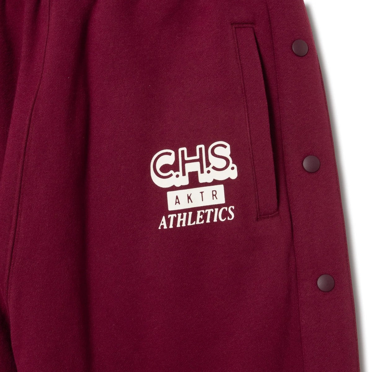 AKTR C.H.S. SIDE OPEN SWEAT PANTS アクター C.H.S. サイドオープン スウェットパンツ 225-104020【メンズ スウェットパンツ サイドボタン 裏起毛 快適シルエット セットアップ可 26SS】