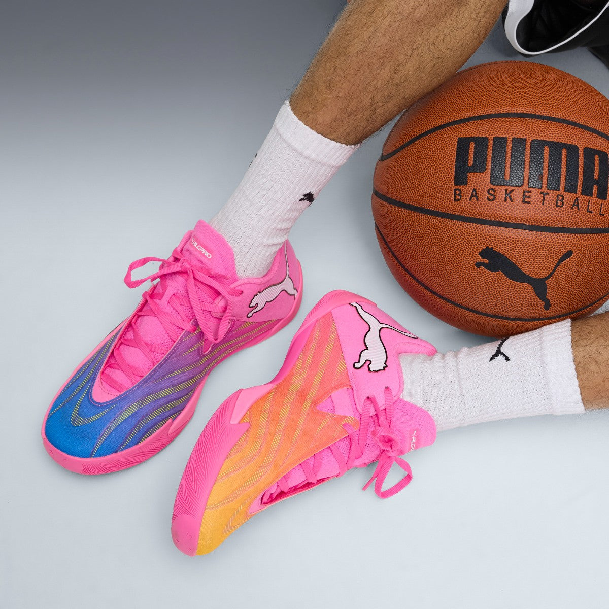 PUMA ALL-PRO NITRO 2 ELITE プーマ オールプロ ニトロ 2 エリート 312844-01【メンズ スニーカー 高反発クッション 多方向対応 機動力 軽量 高サポート 26SS】