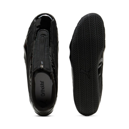 PUMA SPEEDCAT PLUS ZIP プーマ スピードキャット プラス ジップ 404832-01【メンズ エナメル 異素材 ローカット ジップ 26SS】