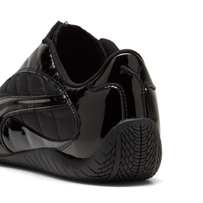 PUMA SPEEDCAT PLUS ZIP プーマ スピードキャット プラス ジップ 404832-01【メンズ エナメル 異素材 ローカット ジップ 26SS】