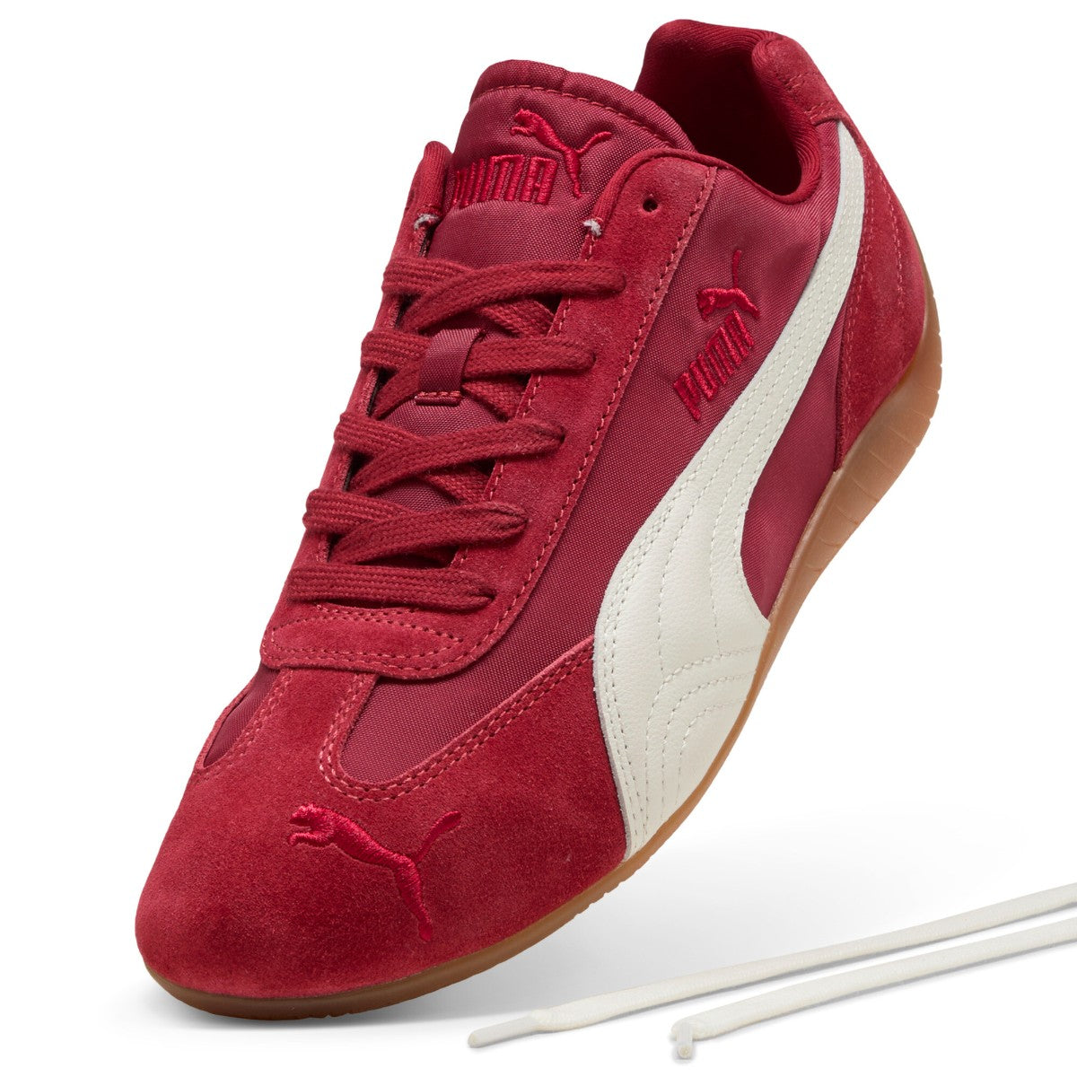 PUMA SPEEDCAT NYLON プーマ スピードキャット ナイロン 405323-04【メンズ 定番デザイン ローカットシルエット 異素材 26SS】