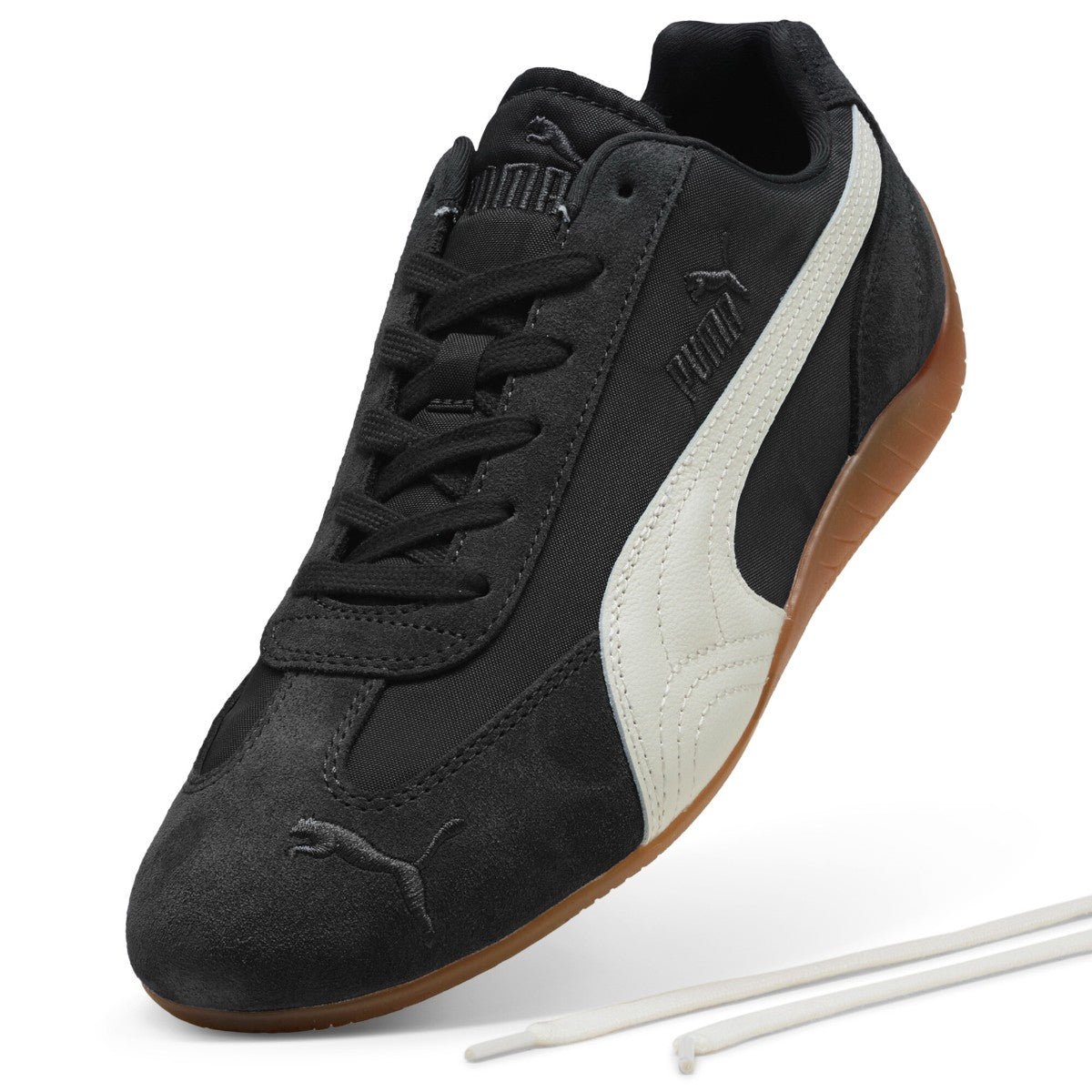 PUMA SPEEDCAT NYLON プーマ スピードキャット ナイロン 405323-05【メンズ 定番デザイン ローカットシルエット 異素材 26SS】
