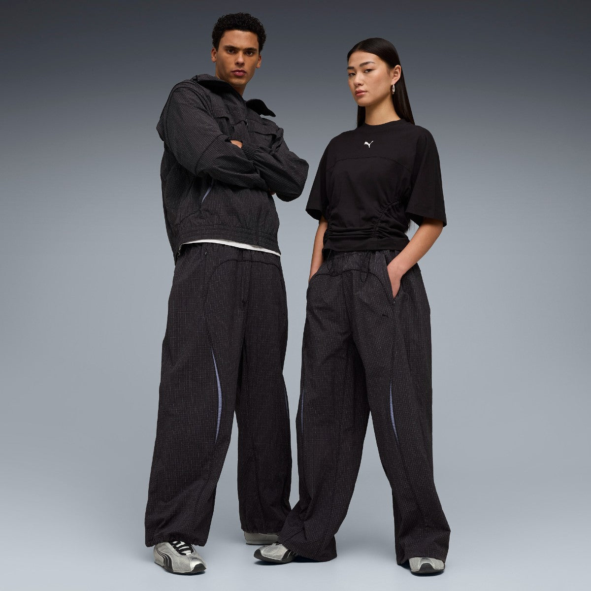 PUMA H-STREET CHROME プーマ エイチストリート クローム 406126-05【メンズ メタリックメッシュアッパー ロープロファイル 快適な履き心地 26SS】