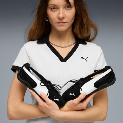 PUMA SPEEDCAT BALLET NOVA WNS プーマ スピードキャット バレエ ノヴァ ウィメンズ 408340-02【レディース バレエシルエット フィット感 ロゴ刺繍 26SS】