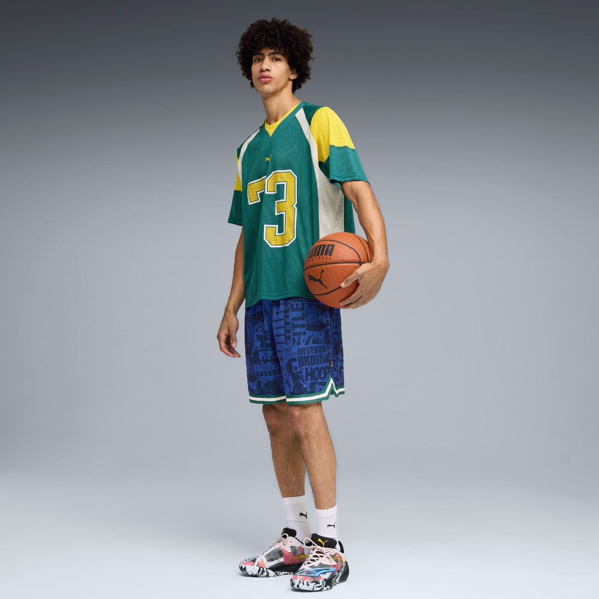 PUMA BASKETBALL OUT OF BOUNDS TEE プーマ バスケットボール アウト オブ バウンズ Tシャツ 634991【メンズ バスケットボールTシャツ メンズ スポーツTシャツ 26SS】