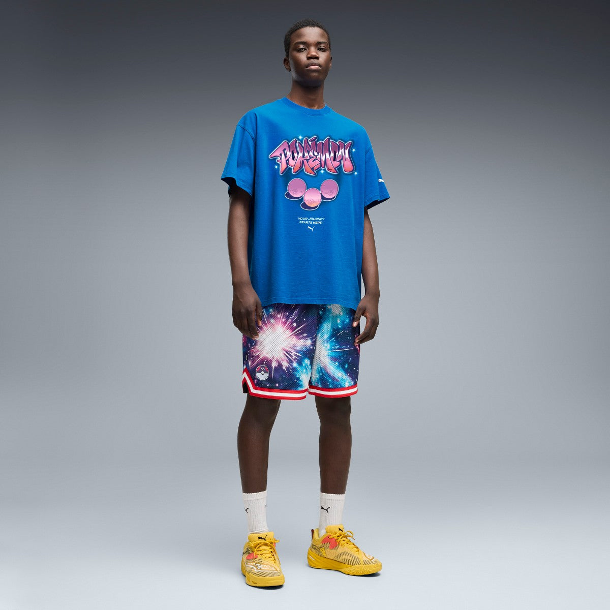 JIMMY CHOO きらきらお星様ロゴTシャツ &amp;PUMAパステルスウェット PUMA プーマ メンズ バスケットボール PUMA x ポケモン 半袖 Tシャツ I