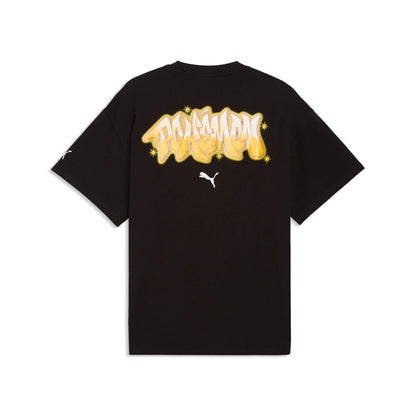 PUMA POKEMON X HOOPS PIKACHU TEE プーマ ポケモン × フープス ピカチュウ ティー 635658【メンズ 半袖トップス カジュアルウェア オーバーサイズ コットン素材 26SS】
