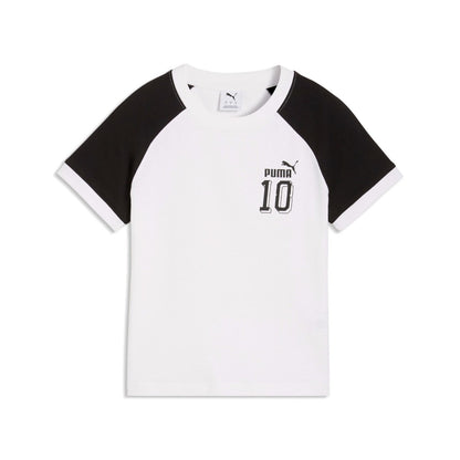 PUMA FUTURE.PUMA.ARCHIVE SLIM SHORT RINGER T-SHIRT プーマ フューチャー プーマ アーカイブ スリム ショート リンガー Tシャツ 636790【レディース リンガーTシャツ シングルジャージ素材 クルーネック 26SS】