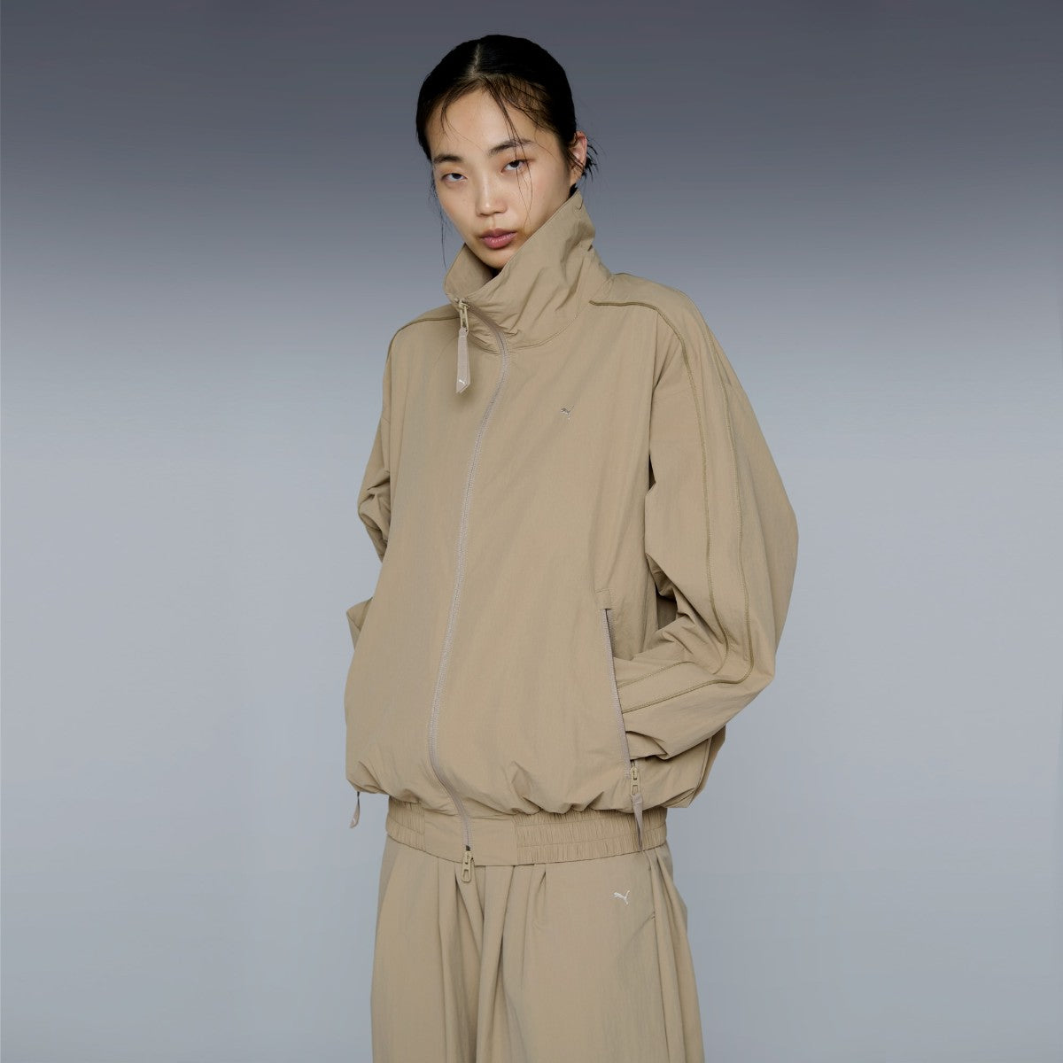 STAND COLLAR JACKET
