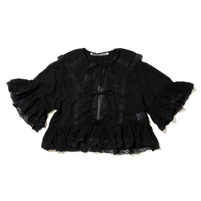 ANNA SUI NYC Dreamy Blouse アナスイ エヌワイシー ドリーミーブラウス 16110372【レディース シースルー ブラウス レース 26SS】