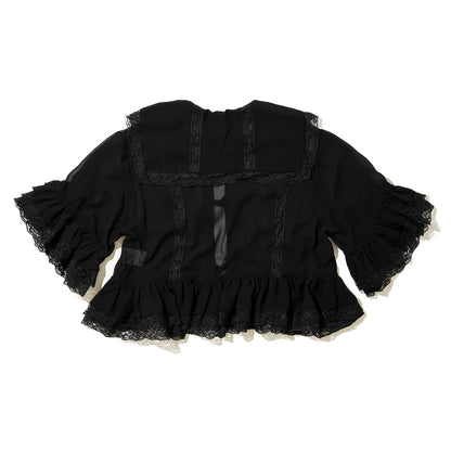 ANNA SUI NYC Dreamy Blouse アナスイ エヌワイシー ドリーミーブラウス 16110372【レディース シースルー ブラウス レース 26SS】