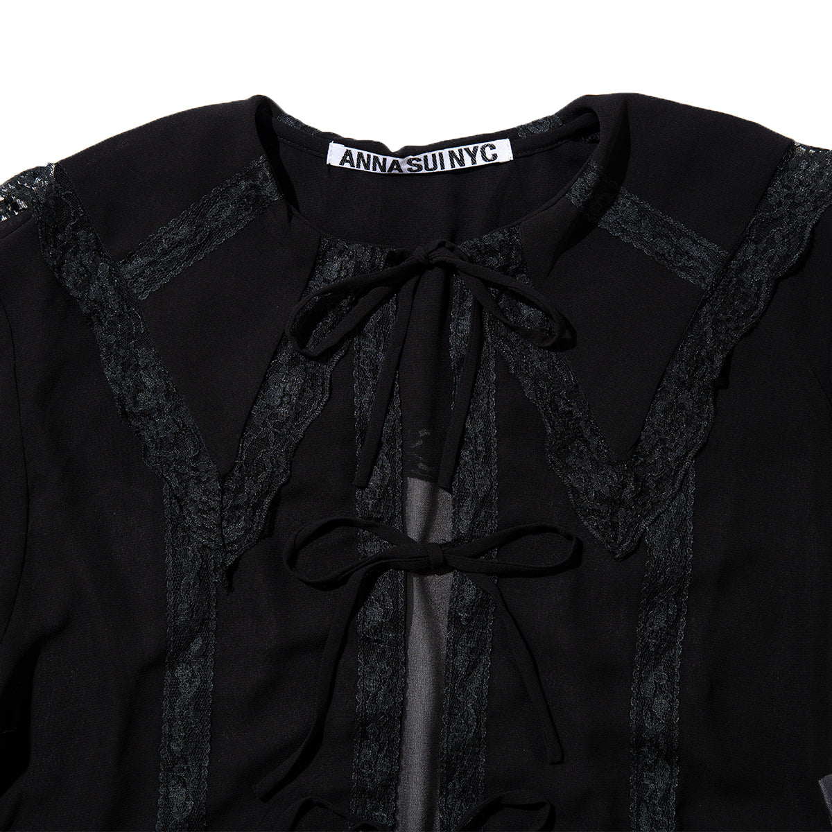 ANNA SUI NYC Dreamy Blouse アナスイ エヌワイシー ドリーミーブラウス 16110372【レディース シースルー ブラウス レース 26SS】