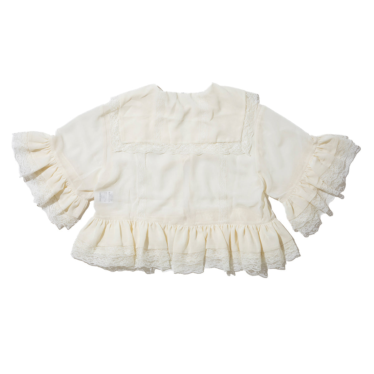 ANNA SUI NYC Dreamy Blouse アナスイ エヌワイシー ドリーミーブラウス 16110372【レディース シースルー ブラウス レース 26SS】