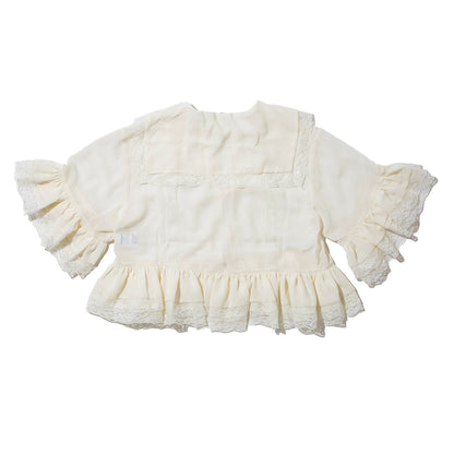 ANNA SUI NYC Dreamy Blouse アナスイ エヌワイシー ドリーミーブラウス 16110372【レディース シースルー ブラウス レース 26SS】