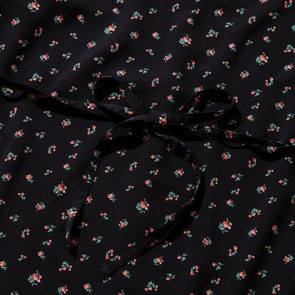 ANNA SUI NYC FLOWER TIE SHIRT アナスイ エヌワイシー フラワータイシャツ 16111361【レディース 花柄 シャツ ポリエステル素材 ネクタイ付き 26SS】