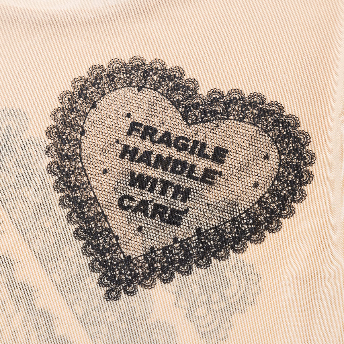ANNA SUI NYC RACE PRINT SHEER TOP アナスイ エヌワイシー レースプリントシアートップス 16112356【レディース シアートップス 長袖 レースプリント レイヤード 透け感 26SS】