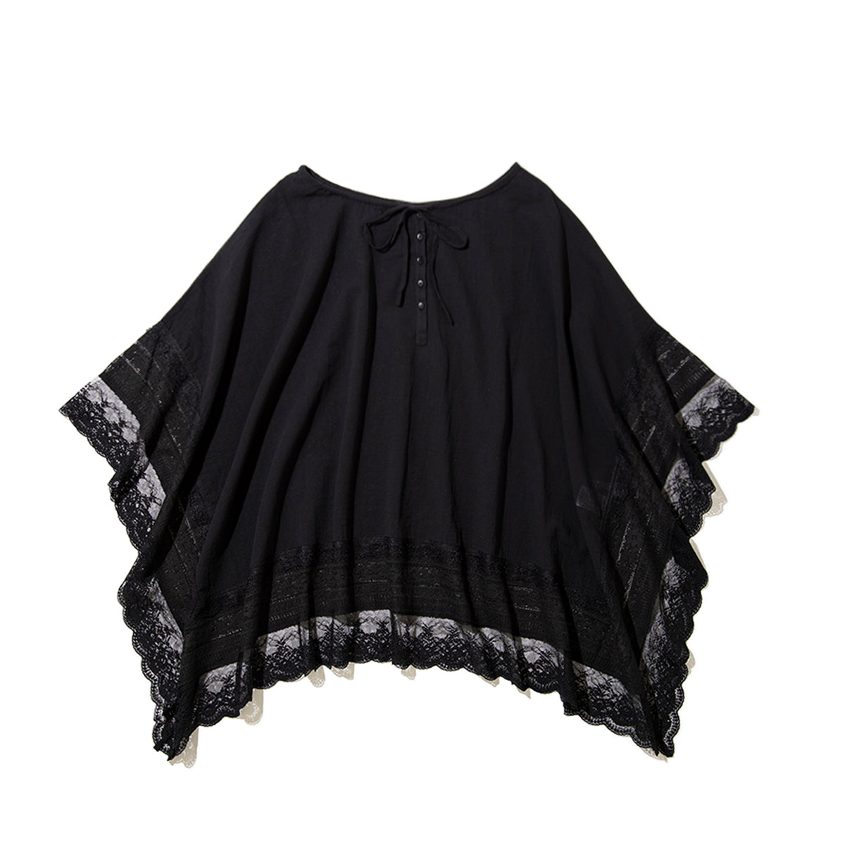 ANNA SUI NYC 3-WAY BOHO Poncho アナスイ エヌワイシー 3WAY BOHO ポンチョ 16113377【レディース シースルー レース 3WAY 26SS】