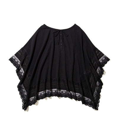 ANNA SUI NYC 3-WAY BOHO Poncho アナスイ エヌワイシー 3WAY BOHO ポンチョ 16113377【レディース シースルー レース 3WAY 26SS】