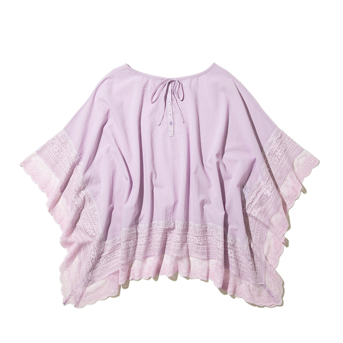 ANNA SUI NYC 3-WAY BOHO Poncho アナスイ エヌワイシー 3WAY BOHO ポンチョ 16113377【レディース シースルー レース 3WAY 26SS】