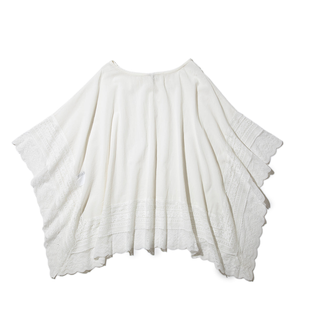ANNA SUI NYC 3-WAY BOHO Poncho アナスイ エヌワイシー 3WAY BOHO ポンチョ 16113377【レディース シースルー レース 3WAY 26SS】