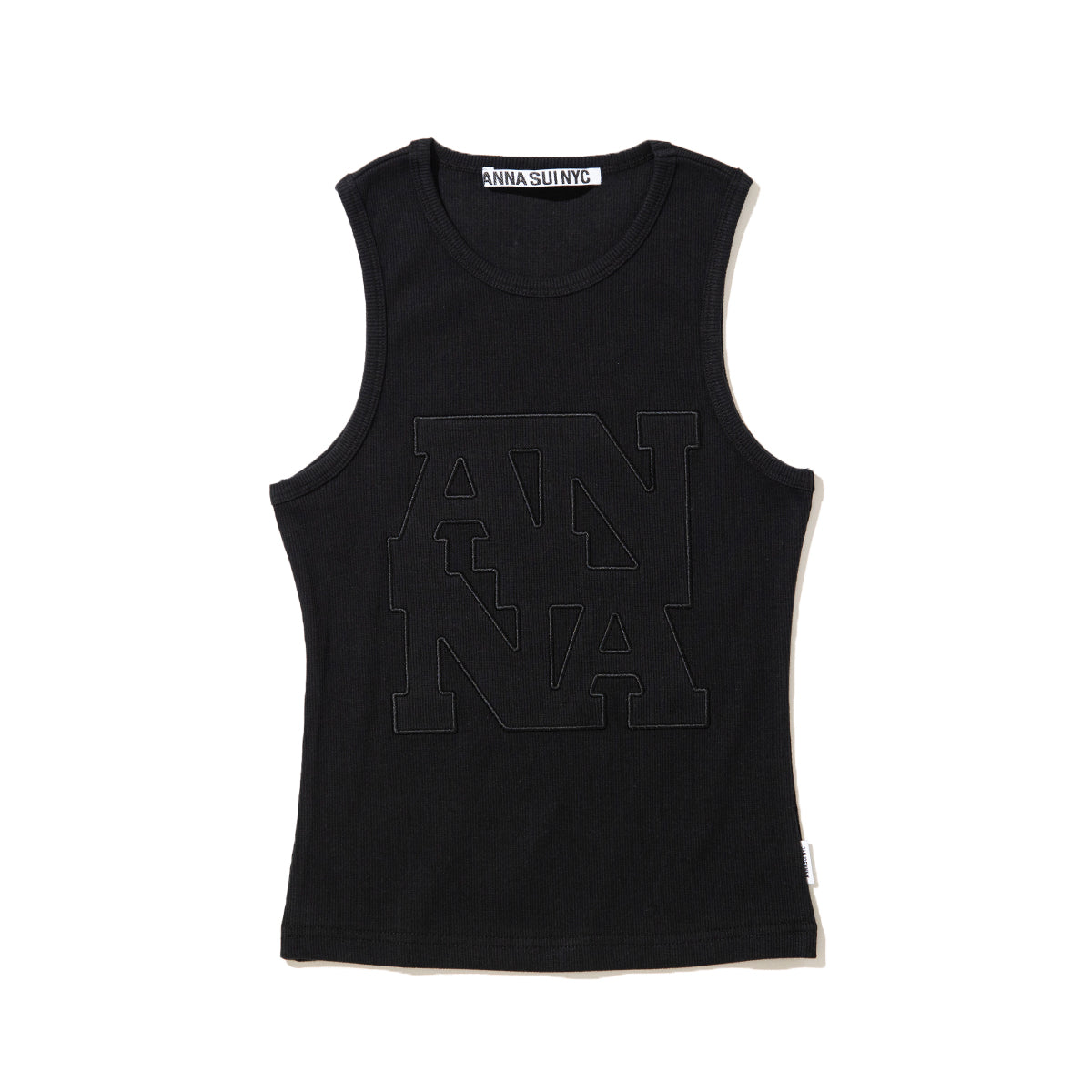 ANNA SUI NYC TRIM LOGO TANK TOP アナスイ エヌワイシー トリミングロゴタンクトップ 16115371【レディース ノースリーブトップス タンクトップ レディース トップス 夏 レディースファッション 26SS】