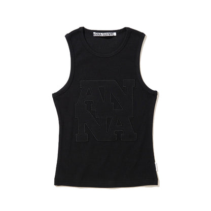 ANNA SUI NYC TRIM LOGO TANK TOP アナスイ エヌワイシー トリミングロゴタンクトップ 16115371【レディース ノースリーブトップス タンクトップ レディース トップス 夏 レディースファッション 26SS】