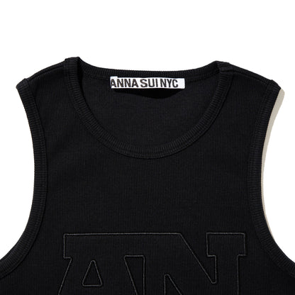 ANNA SUI NYC TRIM LOGO TANK TOP アナスイ エヌワイシー トリミングロゴタンクトップ 16115371【レディース ノースリーブトップス タンクトップ レディース トップス 夏 レディースファッション 26SS】