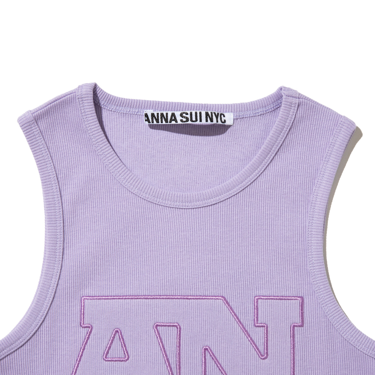 ANNA SUI NYC TRIM LOGO TANK TOP アナスイ エヌワイシー トリミングロゴタンクトップ 16115371【レディース ノースリーブトップス タンクトップ レディース トップス 夏 レディースファッション 26SS】