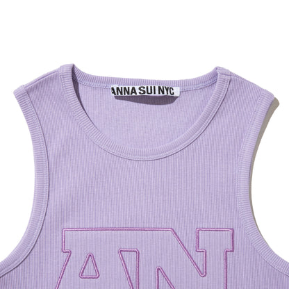 ANNA SUI NYC TRIM LOGO TANK TOP アナスイ エヌワイシー トリミングロゴタンクトップ 16115371【レディース ノースリーブトップス タンクトップ レディース トップス 夏 レディースファッション 26SS】