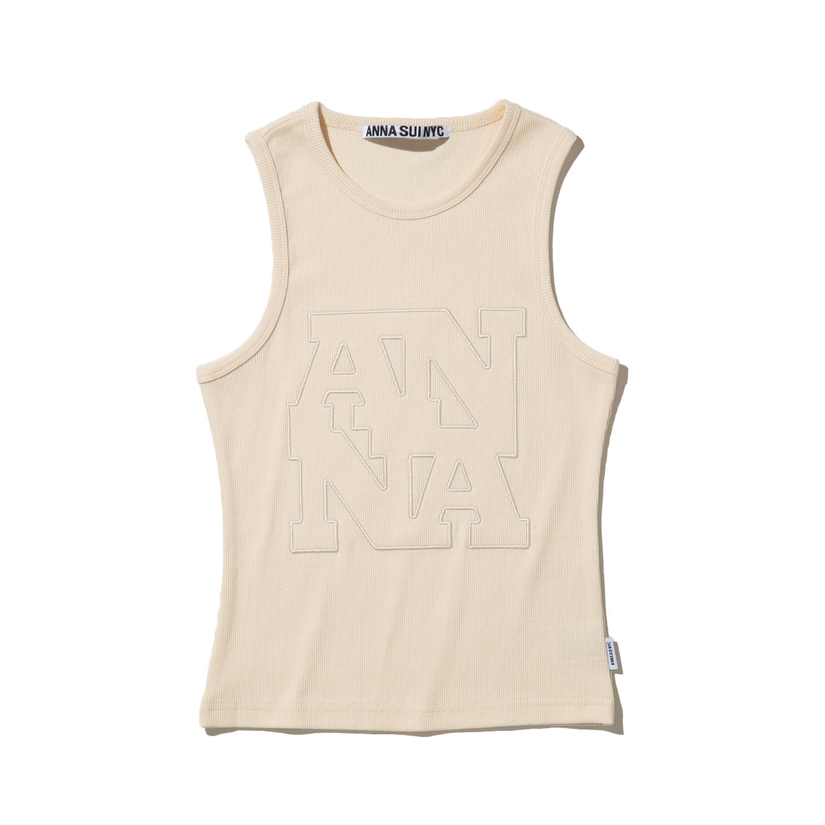 ANNA SUI NYC TRIM LOGO TANK TOP アナスイ エヌワイシー トリミングロゴタンクトップ 16115371【レディース ノースリーブトップス タンクトップ レディース トップス 夏 レディースファッション 26SS】